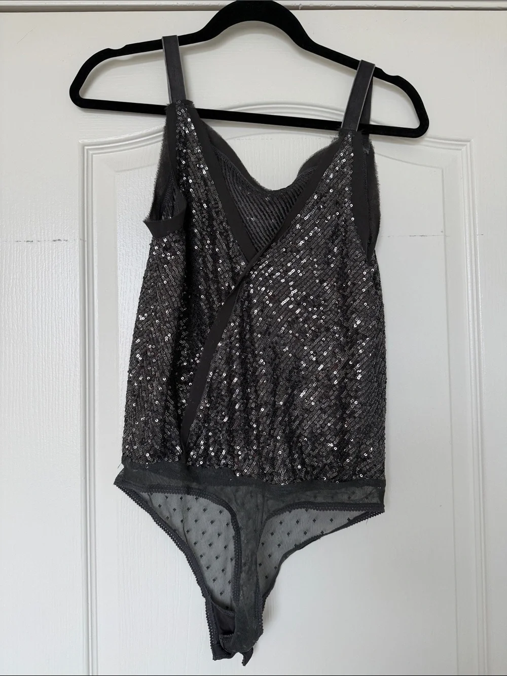 Sequined Free People Bodysuit